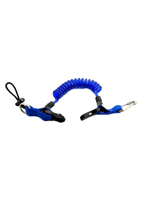 Problue Clip Shock Line Blue. Plastic Clip one end. Stainless Clip other end.