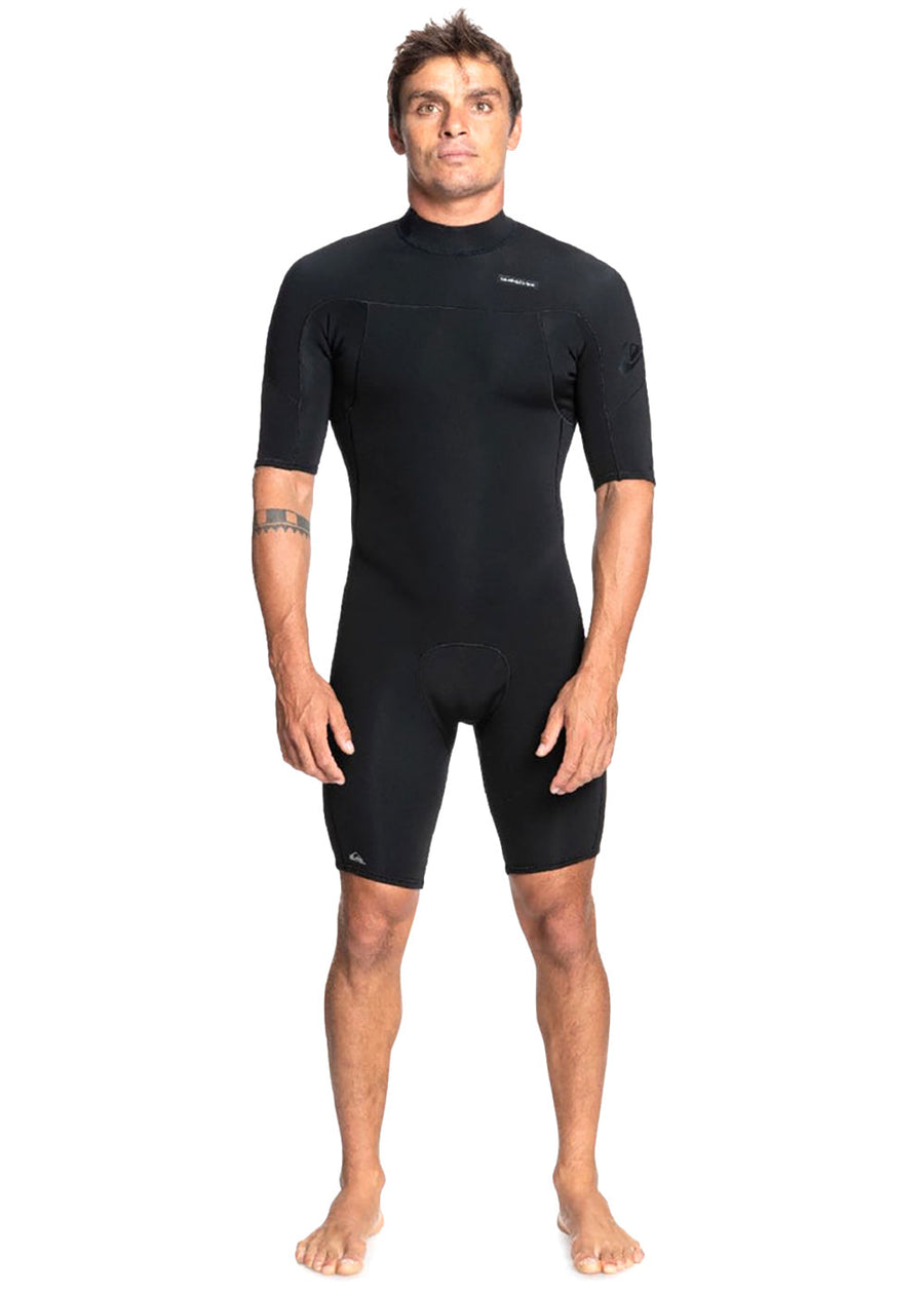 Quiksilver Mens Everyday Sessions 2mm BZ SS Spring Suit Wetsuit