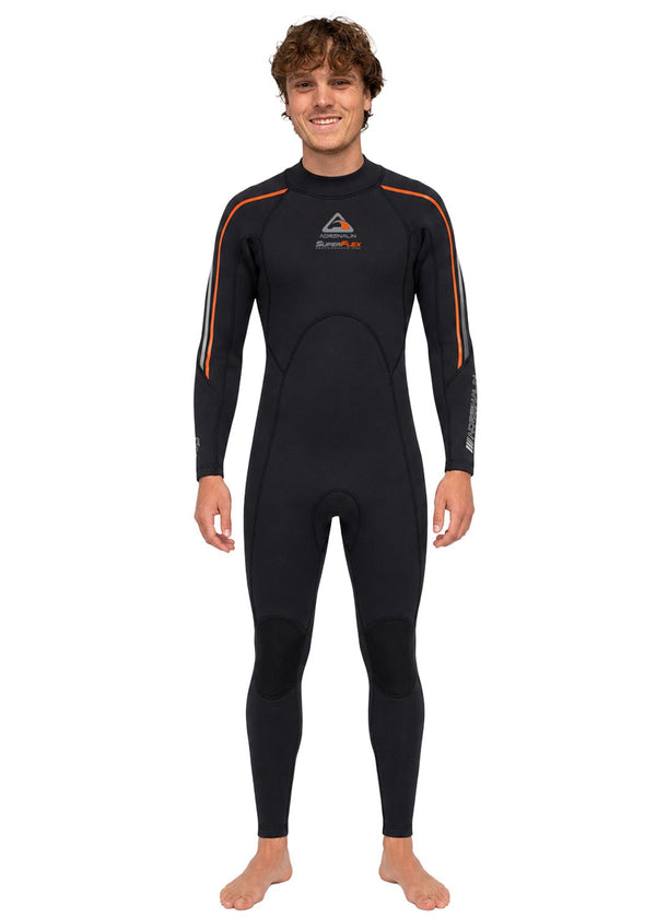 Adrenalin Mens Super-Flex 1.5mm Steamer Wetsuit