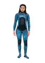 Adreno Womens Ascension 3.5mm Two Piece Wetsuit, Diving Gloves, Diving Socks - Package