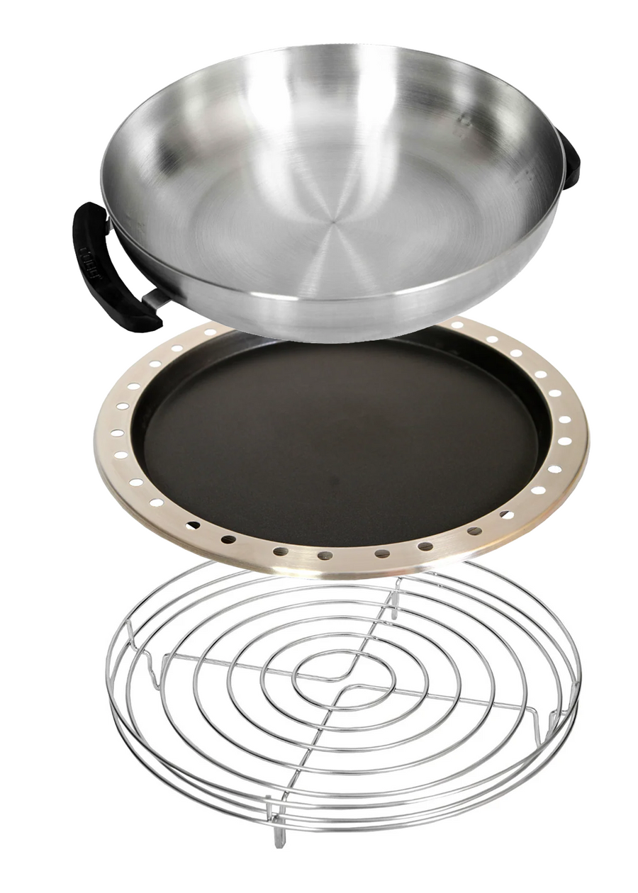 COBB Accessory Bundle - Roast Rack + Frying Pan + Wok