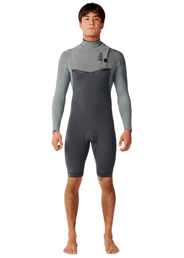 Rip Curl Mens E-Bomb 2mm Zipperless LS Spring Suit Wetsuit
