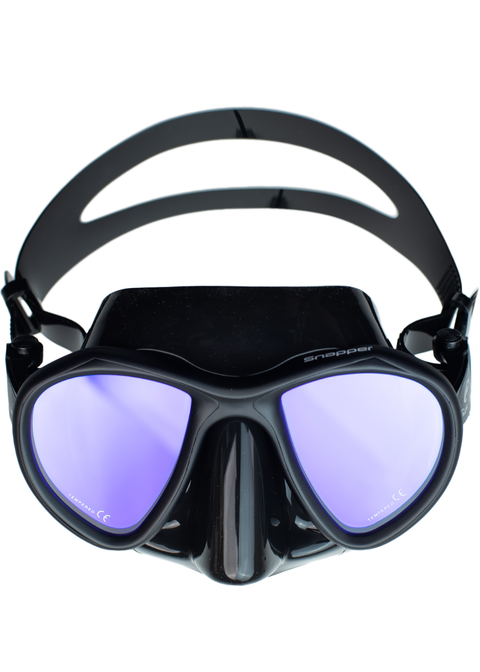 Rob Allen Snapper Mask - Black w/ Tinted Lens