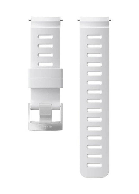 Suunto D5 Silicone Strap Kit (M) - White/Steel