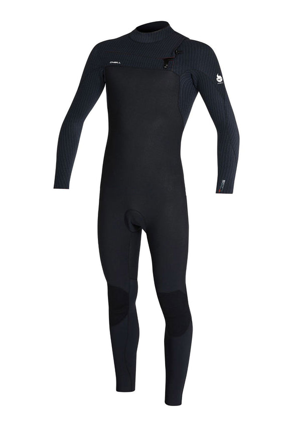 O'Neill Mens Hyperfreak Fire Chest Zip Steamer Wetsuit 4/3mm