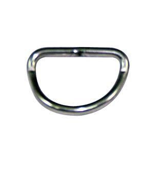 Problue Stainless D-Ring Bent Style - Large - Width 52mm (2.0inch)
