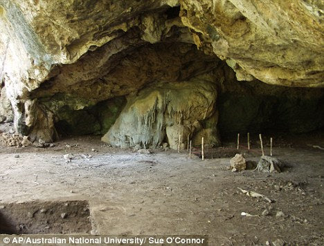Gone fishing, 42,000 years ago