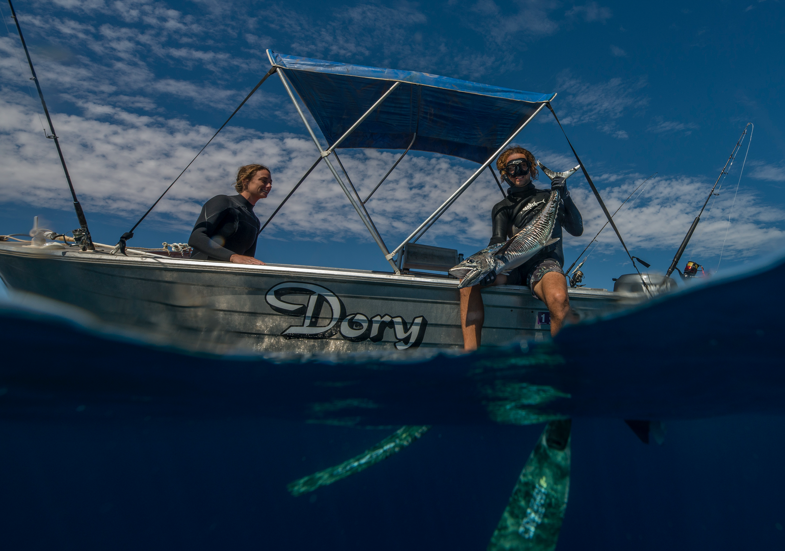 Diving Off A Boat