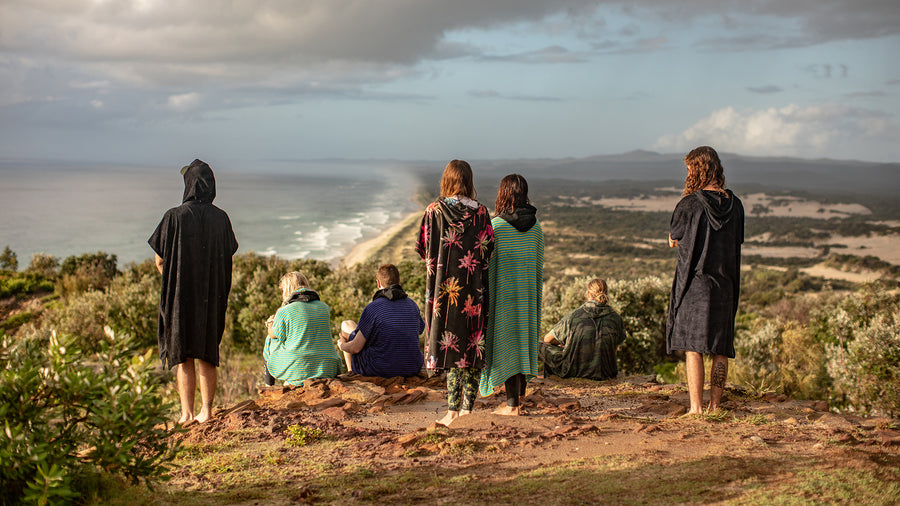 Surf towels and changing ponchos