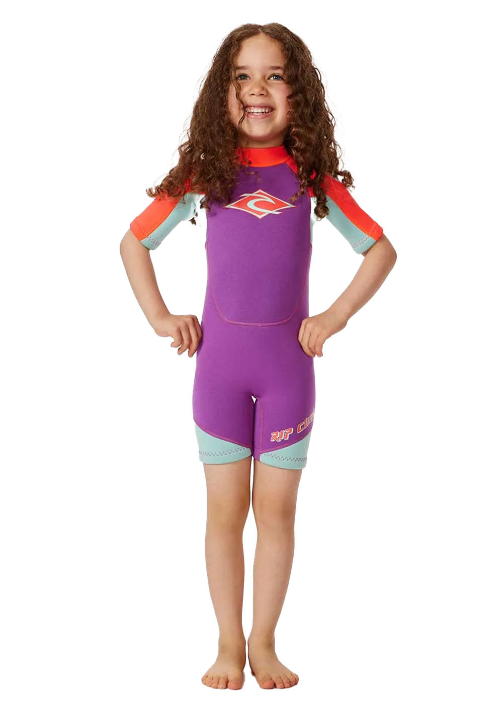 Rip Curl Kids Omega 1.5mm E-Stitch Back Zip Spring Suit