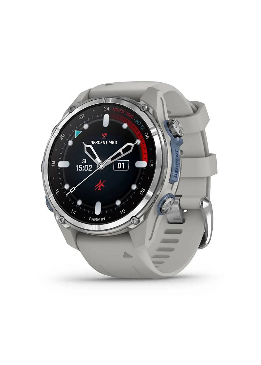 Garmin Descent MK3 Wrist Dive Computer - Steel Fog