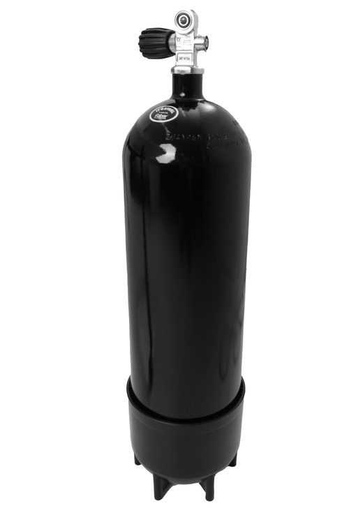Faber Standard 12.2L 232Bar Scuba Diving Tank - Cylinder/Boot /Valve