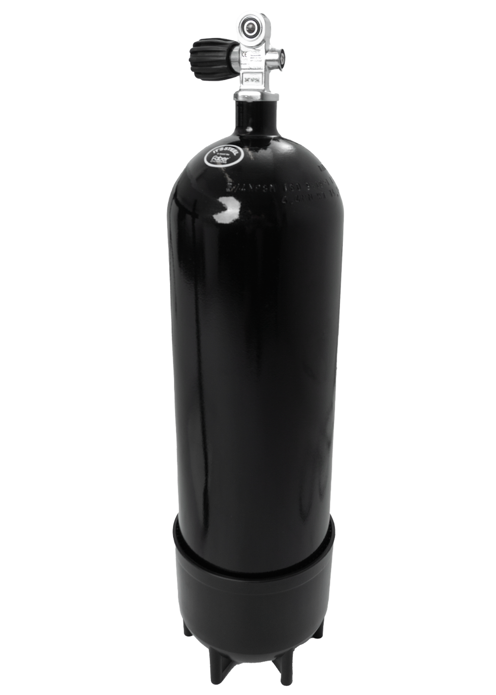 Faber Standard 12.2L 232Bar Scuba Diving Tank - Cylinder/Boot /Valve