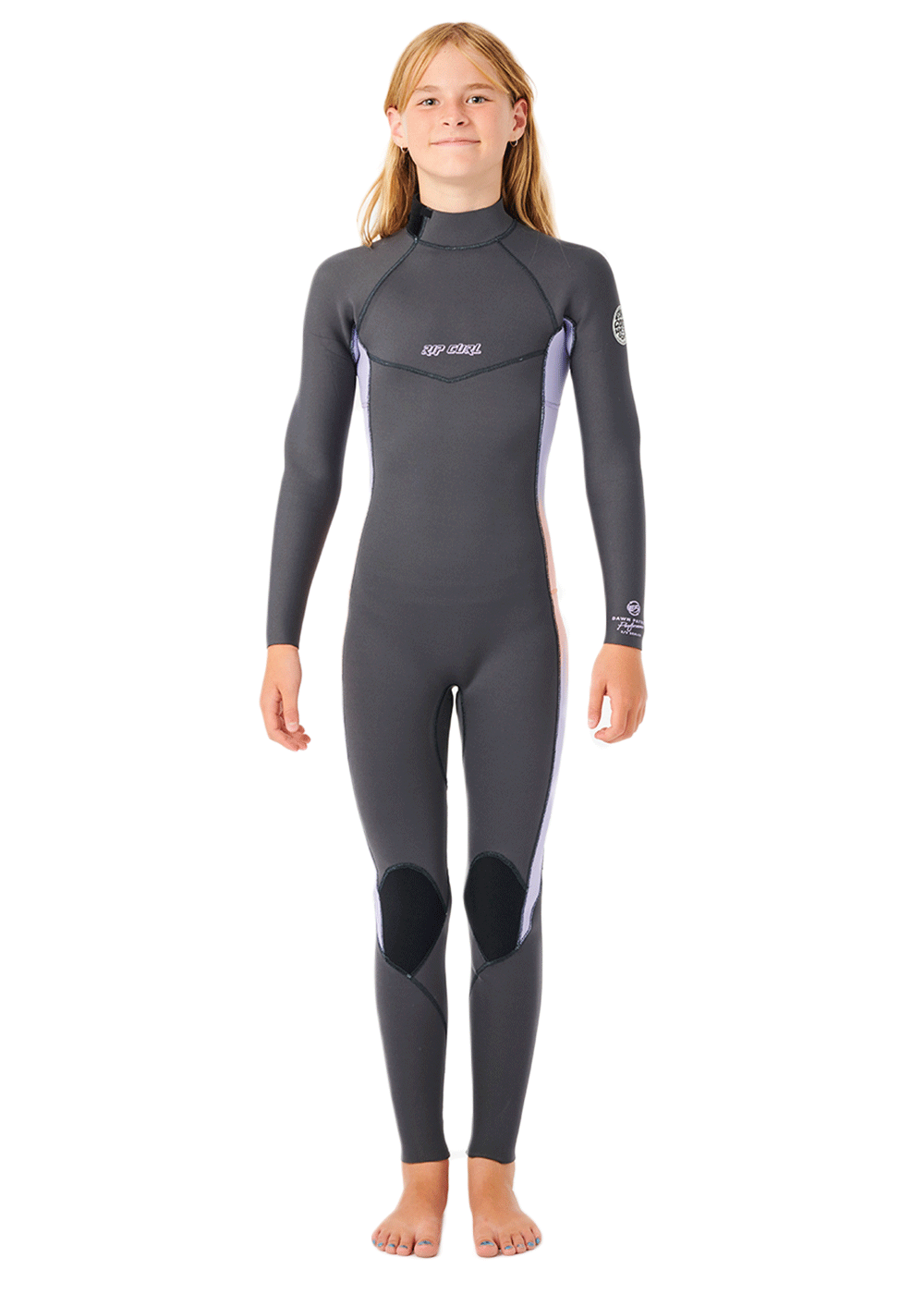 Rip Curl Jnr Dawn Patrol 4/3mm Back Zip GBS Steamer Wetsuit