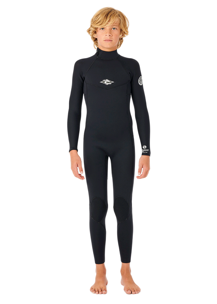Rip Curl Jnr Dawn Patrol 4/3mm Back Zip GBS Steamer Wetsuit