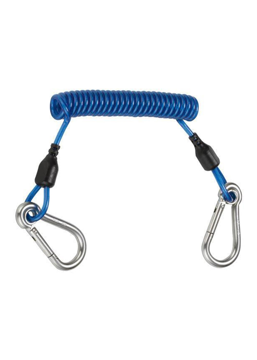 Problue H.D. shockline (wire core) double end SS Carabiner - Blue