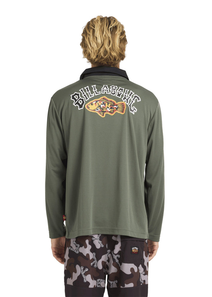 Billabong Mens Otis FISHO UPF50 LS Lifestyle Shirt