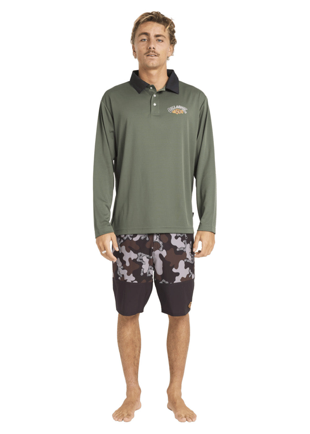Billabong Mens Otis FISHO UPF50 LS Lifestyle Shirt
