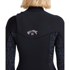 Billabong Womens Synergy 3/2mm CZ Steamer Wetsuit XS / Black