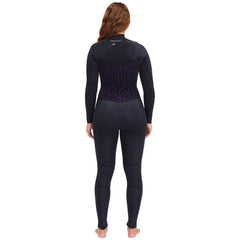 Billabong Womens Synergy 4/3mm CZ Steamer Wetsuit XS / Black