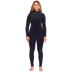 Billabong Womens Synergy 4/3mm CZ Steamer Wetsuit XS / Black