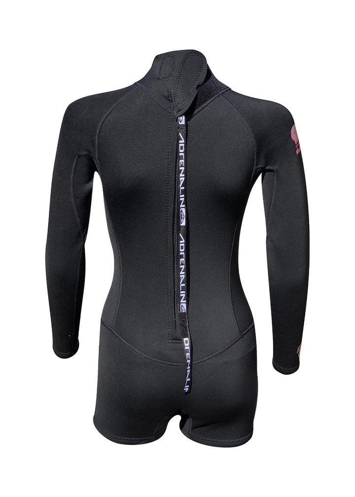 Adrenalin Womens Wahine 2mm Long Sleeve Boy Leg Spring Suit Wetsuit