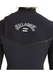 Billabong Mens Furnace Comp 2mm Chest Zip Steamer Wetsuit