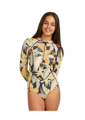 Billabong Girls Salty Dayz 2mm FZ LS Spring Suit 2 / Multi