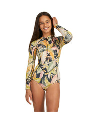 Billabong Girls Salty Dayz 2mm FZ LS Spring Suit 2 / Multi