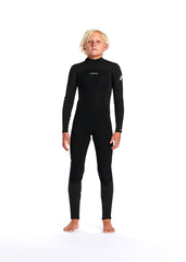 Quiksilver Boys Prologue 3/2mm BZ FL Steamer Wetsuit 8 / Black