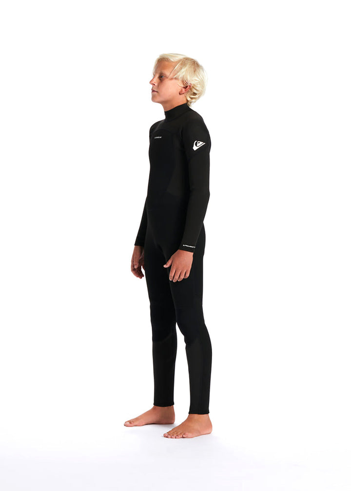 Quiksilver Boys Prologue 3/2mm BZ FL Steamer Wetsuit 8 / Black