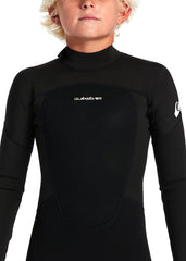 Quiksilver Boys Prologue 3/2mm BZ FL Steamer Wetsuit 8 / Black