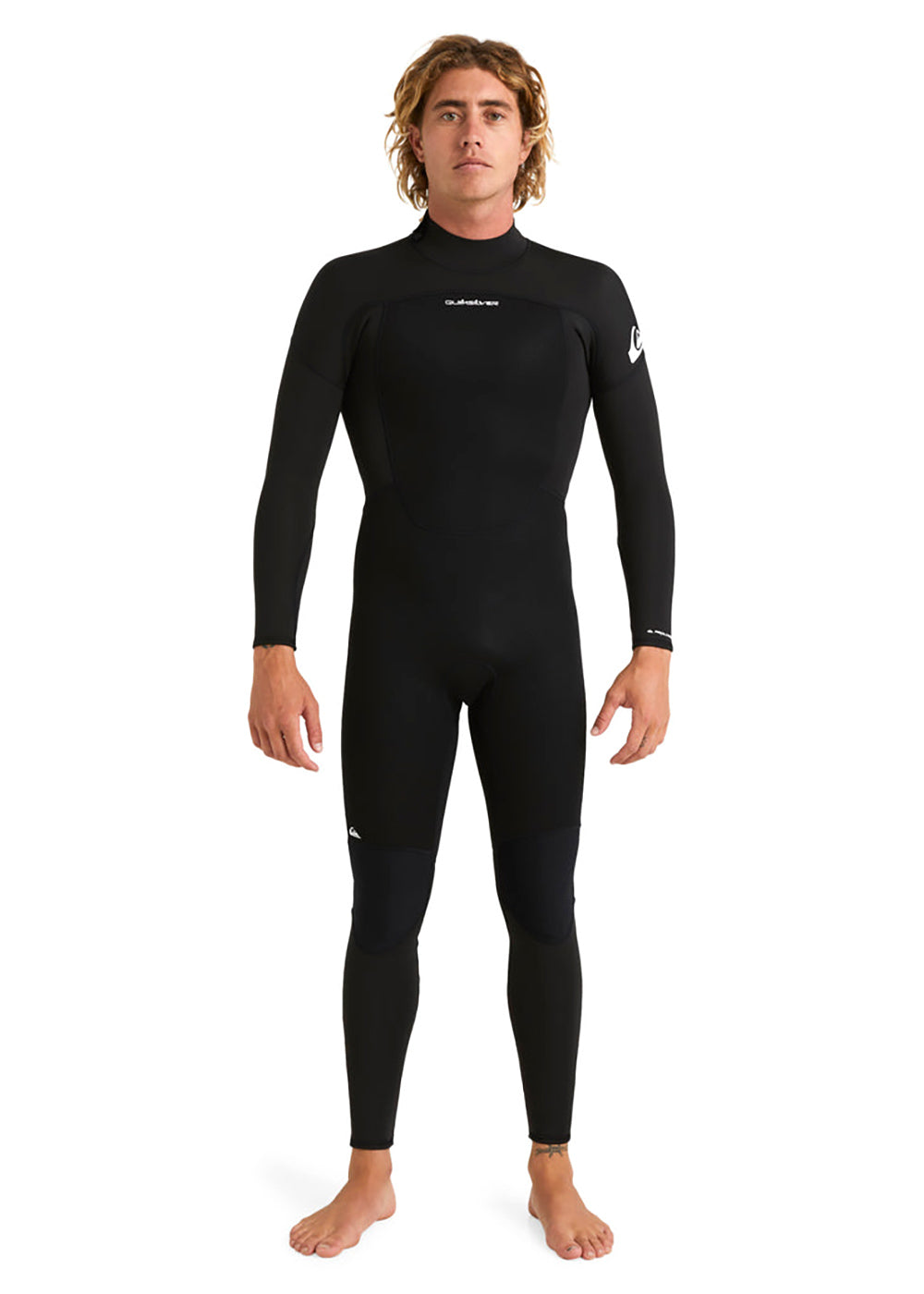 Quiksilver Mens Prologue 3/2mm BZ FL Steamer Wetsuit S / Black