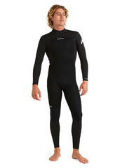 Quiksilver Mens Prologue 3/2mm BZ FL Steamer Wetsuit S / Black