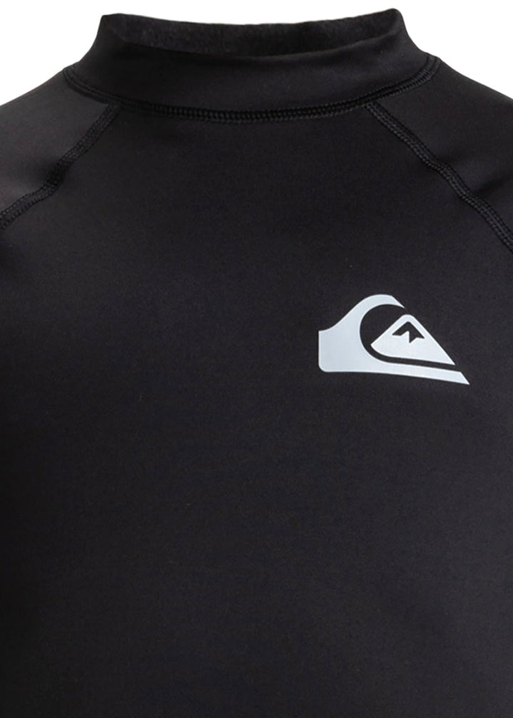 Quiksilver Boys UPF50 LS Lycra Rash Guard XS / Black