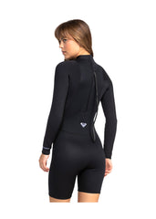 Roxy Womens Prologue 2mm BZ FL LS Spring Suit Wetsuit 2 / Black