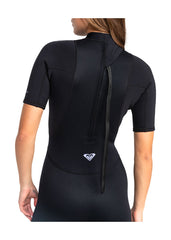 Roxy Womens Prologue 2mm BZ FL Spring Suit Wetsuit 2 / Black