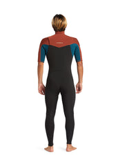 Quiksilver Mens Everyday Sessions 2mm CZ GBS SS Steamer Wetsuit S / Black/Multi