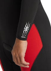 Quiksilver Mens Mercury 3/2mm CZ Steamer Wetsuit