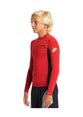 Quiksilver Boys Everyday Sessions 1.5mm Jacket 8 / Black/Red