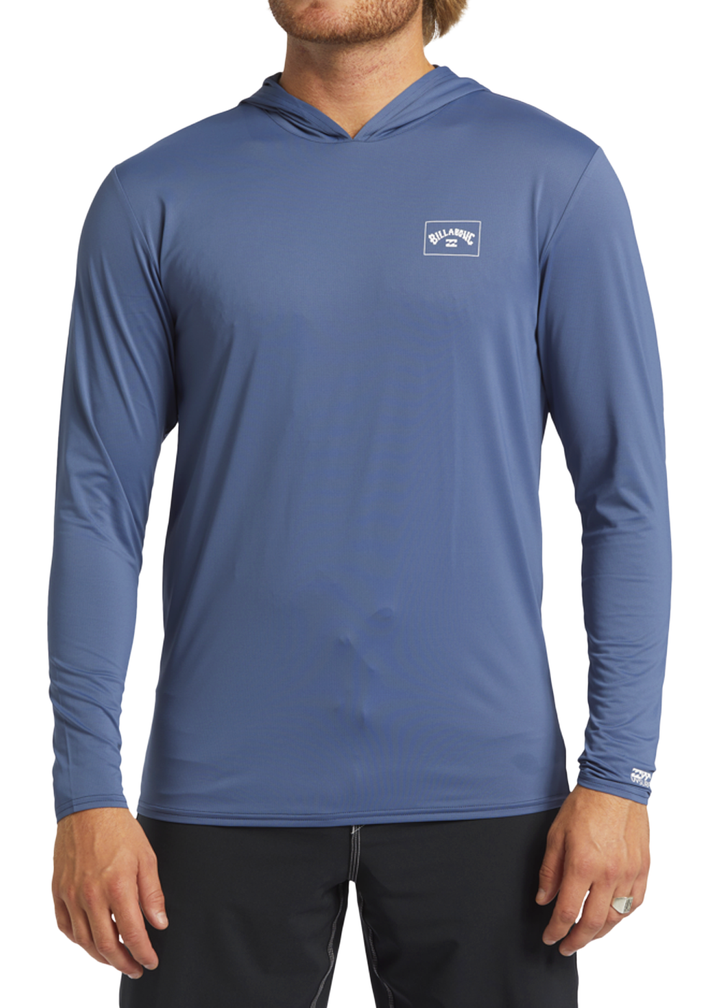 Billabong Mens Arch Hood UPF50 LS Rash Vest