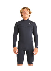 Billabong Mens Absolute Natural 2mm CZ GBS LS Spring Suit Wetsuit S / Black