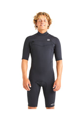 Billabong Mens Absolute Natural 2mm CZ GBS Spring Suit Wetsuit S / Black