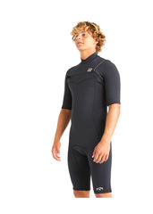 Billabong Mens Absolute Natural 2mm CZ GBS Spring Suit Wetsuit S / Black