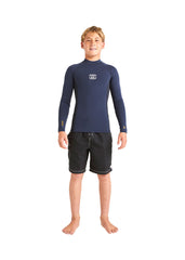 Billabong Boys Absolute Natural 1mm Jacket 8 / Navy