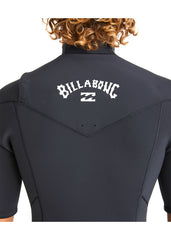 Billabong Mens Absolute Natural 2mm CZ GBS SS Steamer Wetsuit S / Black