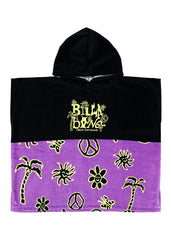 Billabong Toddler Boys Hooded Towel OS / Black/Multi