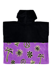 Billabong Toddler Boys Hooded Towel OS / Black/Multi