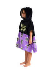 Billabong Toddler Boys Hooded Towel OS / Black/Multi