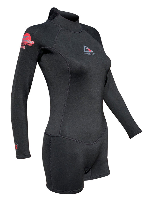 Adrenalin Womens Wahine 2mm Long Sleeve Boy Leg Spring Suit Wetsuit